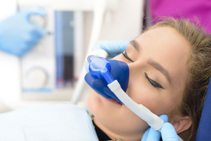 sedation dentistry patient under nitrous sedation